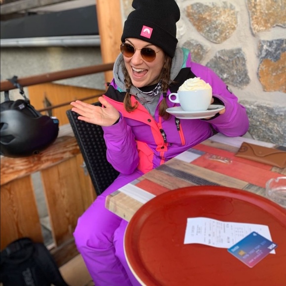 ELECTRIC PINK AND PURPLE SKI OUTFITS BRAND NEW - Picture 4 of 9